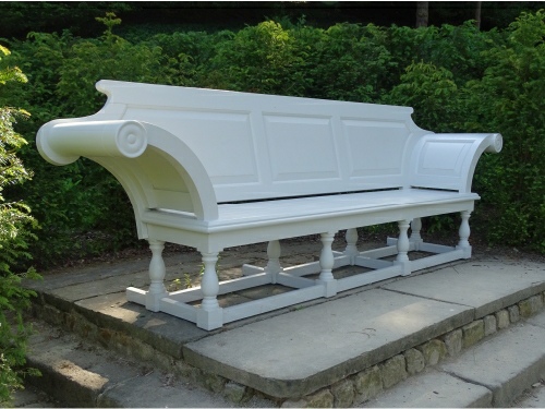 Extra Large Seat - Kentian Style, painted white