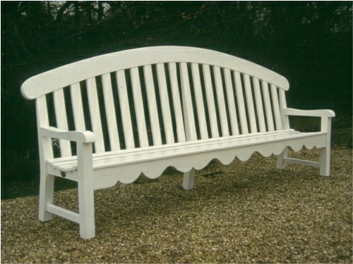 Large Seat - Windsor Style, painted Calcite