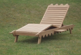 Sunlounger - Indian Lattice Style