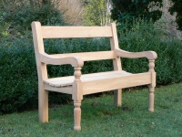 Garden Two Seater Seat - Estate Turned Legs Style