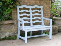 Two Seater Garden Seat - Ladderback Style
