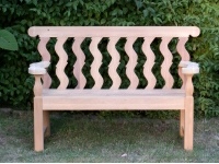 Two Seater Garden Seat - Solomonic Style